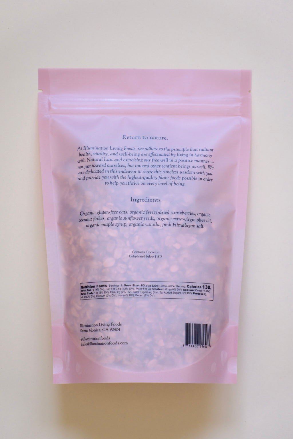Raw Granola: Strawberry Coconut