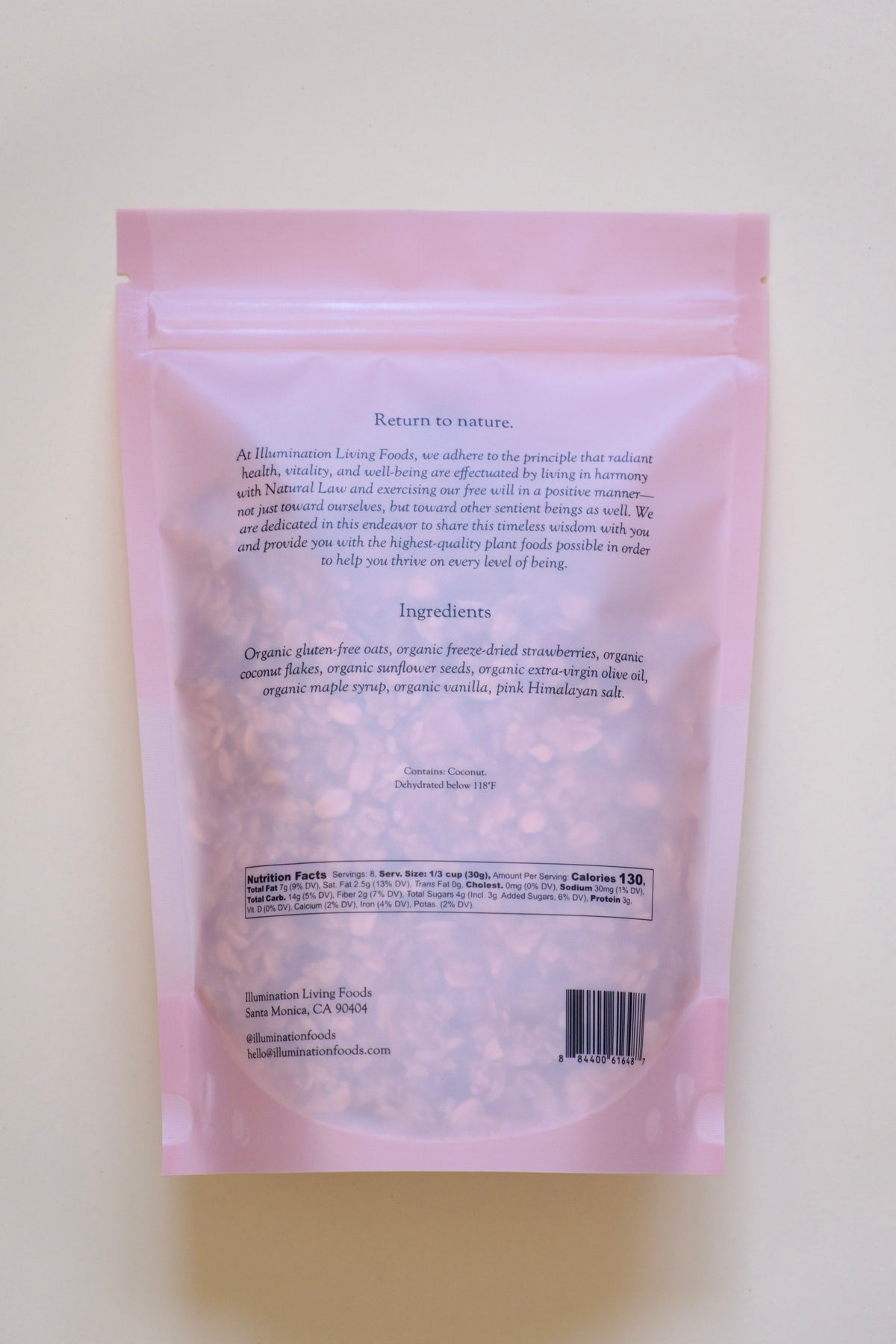 Raw Granola: Strawberry Coconut